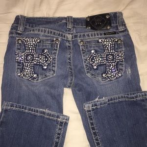 RESERVED Size 27 miss me jeans